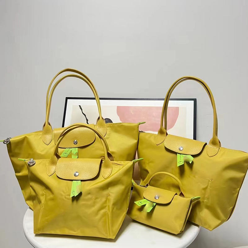 Túi Đựng Bánh Bao Nylon Nữ Mới Có Lớp Phủ Da Một Vai Túi Tote Bảo Vệ Môi Trường series