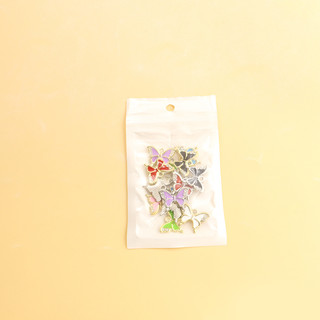 Bộ 10 Mặt Vòng cổ Hợp Kim Hình Bướm Đính Đá Nhiều Màu Tự Làm Trang Sức Vòng Tay / Vòng cổ