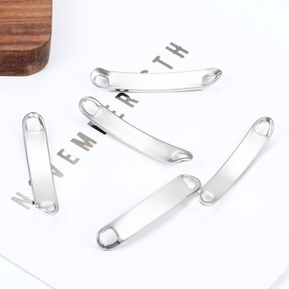 Chất Lượng Cao Charm Thép Không Gỉ Sideways Mặt Dây Chuyền Linh Kiện Diy Vòng Tay Trang Sức Làm Đồ Dùng