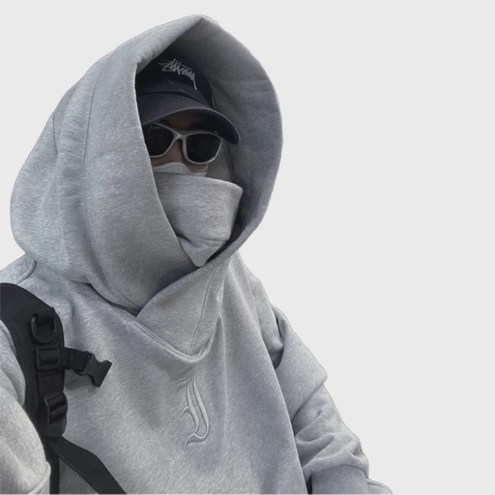 Mới Áo hoodie cotton Cổ Cao áo hoodie nữ Dáng Rộng áo hoodie nam Thời Trang retro Mỹ Chất Lượng Cao áo hoodie bigsize Nam Nữ – 5