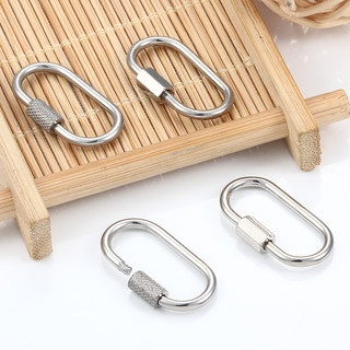 Khóa Vòng cổ / Vòng Tay diy Bằng Thép Không Gỉ Mạ Vàng 18k Hình oval / Vuông / Trái Tim Không Phai Màu