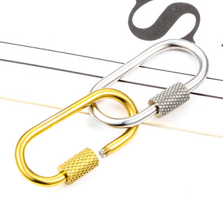 Khóa Vòng cổ / Vòng Tay diy Bằng Thép Không Gỉ Mạ Vàng 18k Hình oval / Vuông / Trái Tim Không Phai Màu