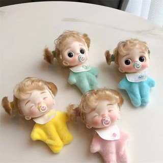 Bộ Đồ Chơi Búp Bê mini Gồm Quần Áo / Núm Vú Giả Tinh Tế Làm Quà Tặng Sinh Nhật Cho Bé Gái