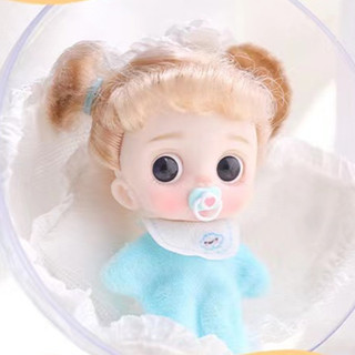 Bộ Đồ Chơi Búp Bê mini Gồm Quần Áo / Núm Vú Giả Tinh Tế Làm Quà Tặng Sinh Nhật Cho Bé Gái