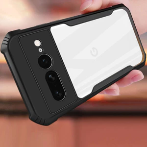 Ốp điện thoại Cho Google Pixel 7 8 6 Pro 5 3 6A 5A 4A 3A 4G 5G 3XL Ốp điện thoại Túi Khí Vỏ Chống Sốc Họa Tiết Trong Suốt Ốp điện thoại Bảo Vệ Ống Kính