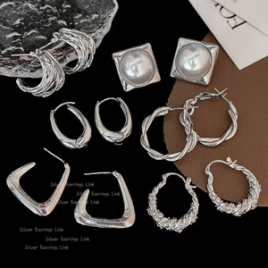 Bông tai nữ Trang sức nữ thanh lịch Bông tai Hàn Quốc