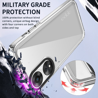 Ốp điện thoại bảo vệ PC silicon trong suốt siêu mỏng cho OPPO A18 A58 A38 A78 Reno 8T 4G 5G Reno 10 9 Pro A1 Pro Ốp điện thoại chống sốc khung mềm