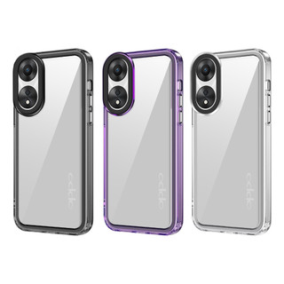 Ốp điện thoại bảo vệ PC silicon trong suốt siêu mỏng cho OPPO A18 A58 A38 A78 Reno 8T 4G 5G Reno 10 9 Pro A1 Pro Ốp điện thoại chống sốc khung mềm