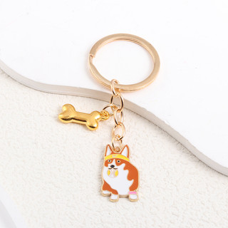 Dễ Thương Móc Khóa Hình Xương Chó Đáng Yêu