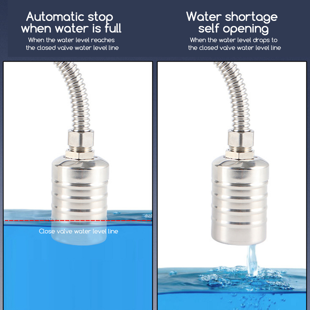 Van phao inox 304 hoàn toàn tự động điều khiển mực nước tháp nước vòi nước nhà bếp