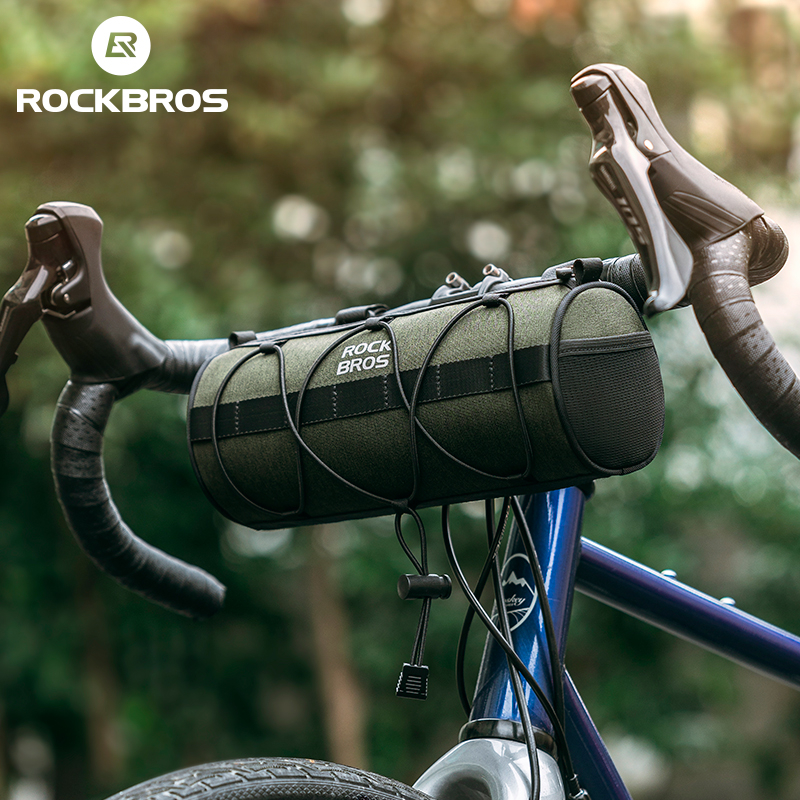 ROCKBROS Túi xe đạp đa năng, dung tích 2L, tay cầm ống chữ thập, phù hợp MTB và xe đạp đường bộ