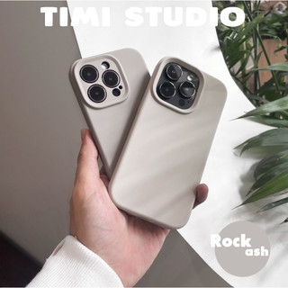 Ốp Điện Thoại Silicon Dẻo Màu Xám Thời Trang Cho iphone x - 15 pro max 11 12 13 14 pro max 15plus 6 7 8 Plus x xs max xr