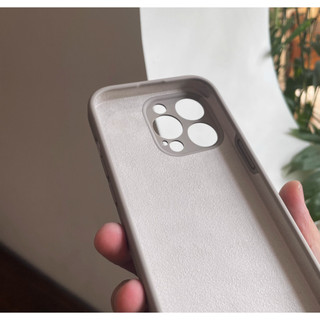 Ốp Điện Thoại Silicon Dẻo Màu Xám Thời Trang Cho iphone x - 15 pro max 11 12 13 14 pro max 15plus 6 7 8 Plus x xs max xr