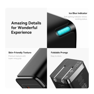 Bộ sạc nhanh Baseus GaN3 Pro 65W 2C+U QC4+ PD3.0 AFC cho máy tính xách tay13 Huawei P40