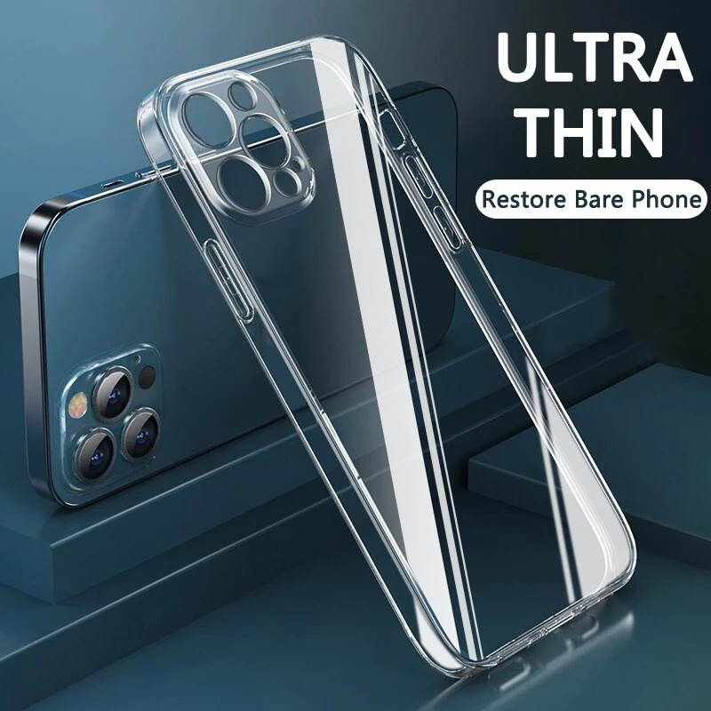Coque Silicone Transparente Pour IPhone – Modèles 11 à 17 – Anti-choc – Neutre