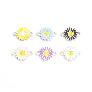 Bộ 10 Phụ Kiện Trang Sức Hình Hoa Cúc Nhỏ Xinh Xắn charms