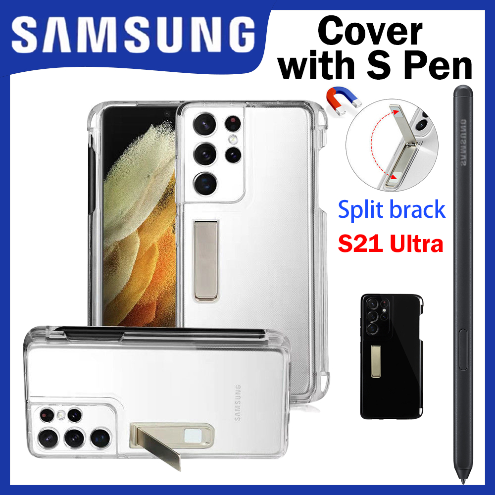 Ốp Điện Thoại Trong Suốt Có Ngăn Đựng Bút Cho samsung s21 ultra 5g SPEN  samsung galaxy s21 ultra 5g - Main Image