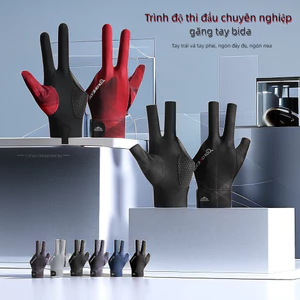 Găng tay bida 3 ngón chuyên nghiệp cho nam nữ, chống trơn trượt, chống mài mòn