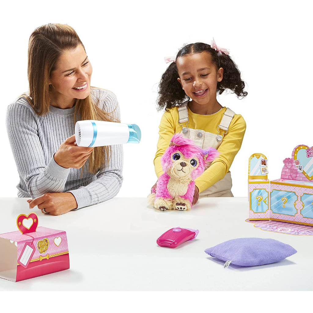 Little Live Pets Scruff-a-Luvs Cutie Cuts! Shave, Reveal and Style, Plush Rescue Pet - Purple Puppy 30146 Đồ Chơi Cho Thú Cưng Nhỏ Nhắn Đáng Yêu Thú Nhồi Bông Màu Tím Dễ Thương 30146