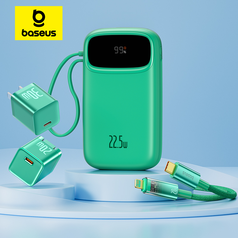 Sạc Dự Phòng Baseus pd 20w / 30w / 20000mah Hai Cổng Cho iphone