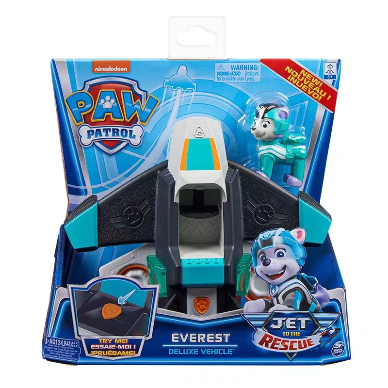 Paw Patrol, Jet to The Rescue Chase ’ s, Everest, Marshall ’ s, Skye Deluxe Transforming Vehicle Toy with Lights and Sounds Đồ chơi trẻ em từ 3 tuổi trở lên