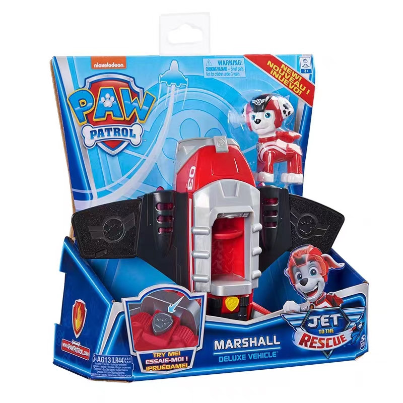 Paw Patrol, Jet to The Rescue Chase ’ s, Everest, Marshall ’ s, Skye Deluxe Transforming Vehicle Toy with Lights and Sounds Đồ chơi trẻ em từ 3 tuổi trở lên