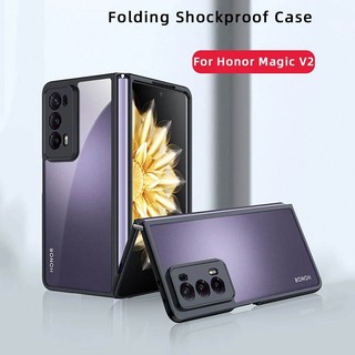 Ốp Chống Sốc Cho Honor Magic V2 Ultimate VER-AN10 Silicon Trong Suốt Vỏ TPU Cứng Ống Kính Bao Gồm Tất Cả Gấp Lật Vỏ Điện Thoại