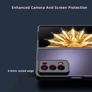 Ốp Chống Sốc Cho Honor Magic V2 Ultimate VER-AN10 Silicon Trong Suốt Vỏ TPU Cứng Ống Kính Bao Gồm Tất Cả Gấp Lật Vỏ Điện Thoại
