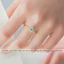 Nhẫn titan không gỉ mạ vàng 18k thiết kế đá zircon cao cấp lấp lánh thời trang sang trọng dành cho nữ