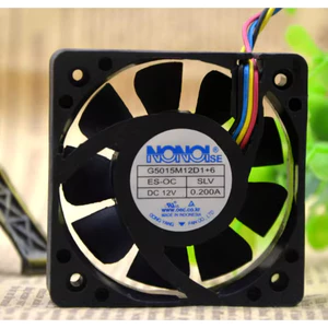 Quạt 50mm Cho G5015M12D1 + 6 12V 0.2A 50 * 50 * 15mm 4pin Cáp Quạt Làm Mát Âm Thanh Ô Tô lengeth Chỉ 9,5cm