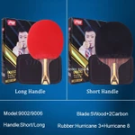 Vợt Bóng Bàn Chuyên Nghiệp DHS 9002 / 9006 Chính Hãng Với Bão 8 Và Bão 3 Tay Cầm FL Cao Su Lắc Giữ DHS 7 / 8 / 9Star Ping Pong Bát Có Vỏ — ảnh 2