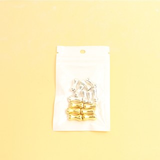 Bộ 15 Hạt Xương Dễ Thương Bằng Hợp Kim Dùng Làm Vòng Tay / Vòng cổ / Lắc Chân handmade diy