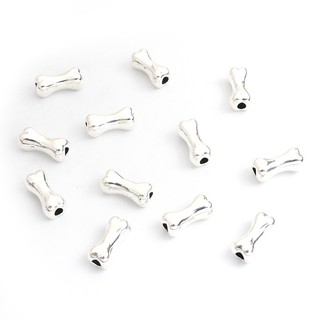 Bộ 15 Hạt Xương Dễ Thương Bằng Hợp Kim Dùng Làm Vòng Tay / Vòng cổ / Lắc Chân handmade diy
