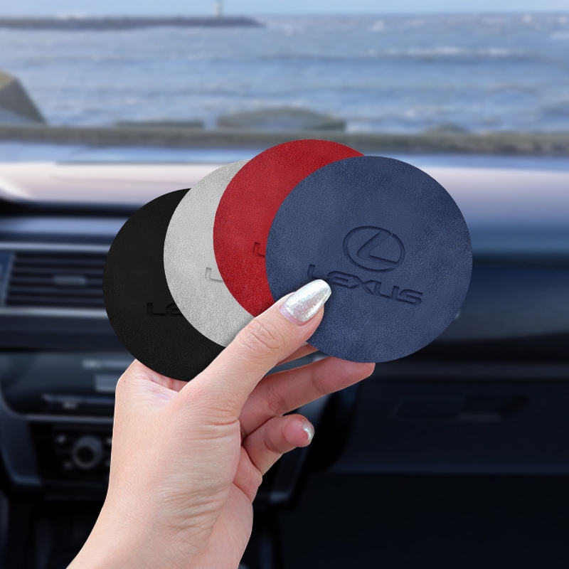 Bộ 2 Đế Lót Ly Chống Trượt In logo Xe Hơi lexus es300 rx330 rx300 gs300 is250 is200 ct200h gx470