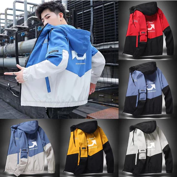 Áo khoác nam Áo khoác nam Áo khoác nam Áo khoác hợp thời trang có mũ trùm đầu phù hợp Áo khoác nam đẹp trai Hàn Quốc Quần áo nam