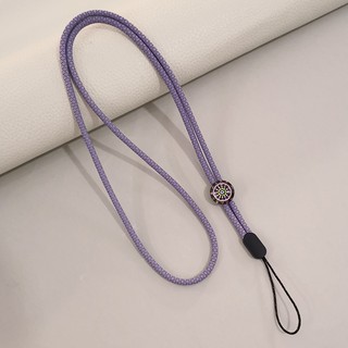 Dây Đeo Cổ Gắn Điện Thoại Họa Tiết Hoạt Hình Màu Huỳnh Quang Siêu Bền Chống Thất Lạc Tiện Dụng