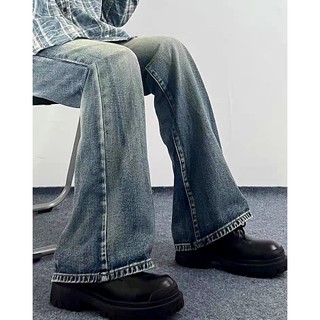 GKSSS  Quần Jean Dáng Rộng Phong Cách Trung Tính Mỹ Cổ Điển Mới Hợp Thời Trang Cho Nam Và Nữ