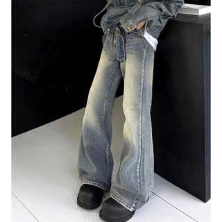GKSSS  Quần Jean Dáng Rộng Phong Cách Trung Tính Mỹ Cổ Điển Mới Hợp Thời Trang Cho Nam Và Nữ