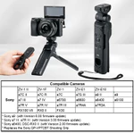 JJC Tay Cầm Chân Máy Mini GP-VPT2BT Tripod Với Điều Khiển Từ Xa Không Dây Bluetooth Cho Máy Ảnh Sony ZV-1 II ZV-1F ZV-E1 ZV-E10 II a7C II a7R V a7 V IV a7S III a9 II a1 II RX100 VII a6700 a6600 a6400 a6100 A7M5 A7CII A7CR A7R5 A7R4 A7M4 A7S3 A7R3 RX100M7 — ảnh 3