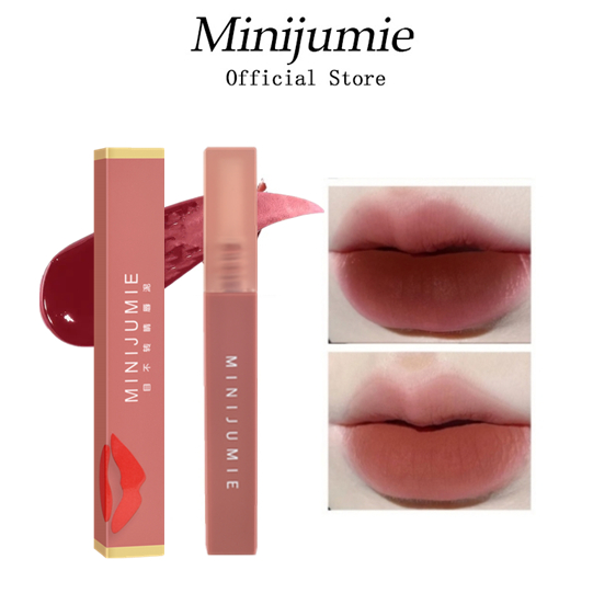 Minijumie Son lì mềm mịn như nhung chống thấm nước chống khô môi lâu trôi 3ml