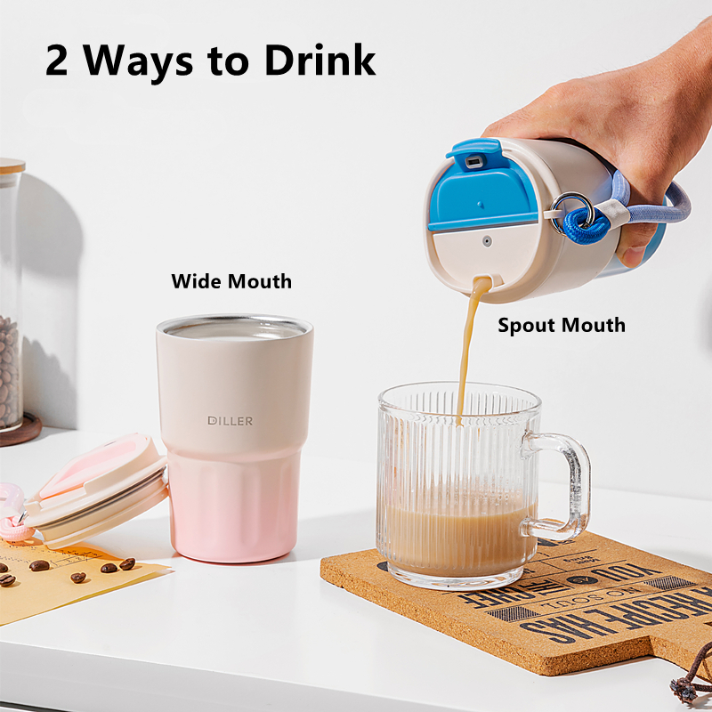 Bình Nước Giữ Nhiệt Bằng Thép Không Gỉ 304 340ml mlh9149 Tiện Lợi Khi Đi Du Lịch