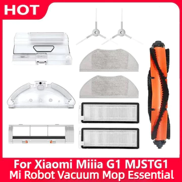 Xiaomi Mijia G1 Xiaomi G1 MJSTG1 Mi Robot Vacuum Mop Essential Robot hút bụi Phụ kiện Bàn chải chính Bàn chải bên Bộ lọc Cán lau nhà Giẻ Nắp bàn chải chính Tấm lau nhà Người giữ cây lau nhà Bể nước Hộ