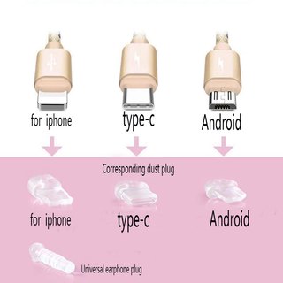 Nút Bịt Chống Bụi Cho Cổng Sạc Điện Thoại Di Động diy Hình Hươu / Thỏ Thông Dụng