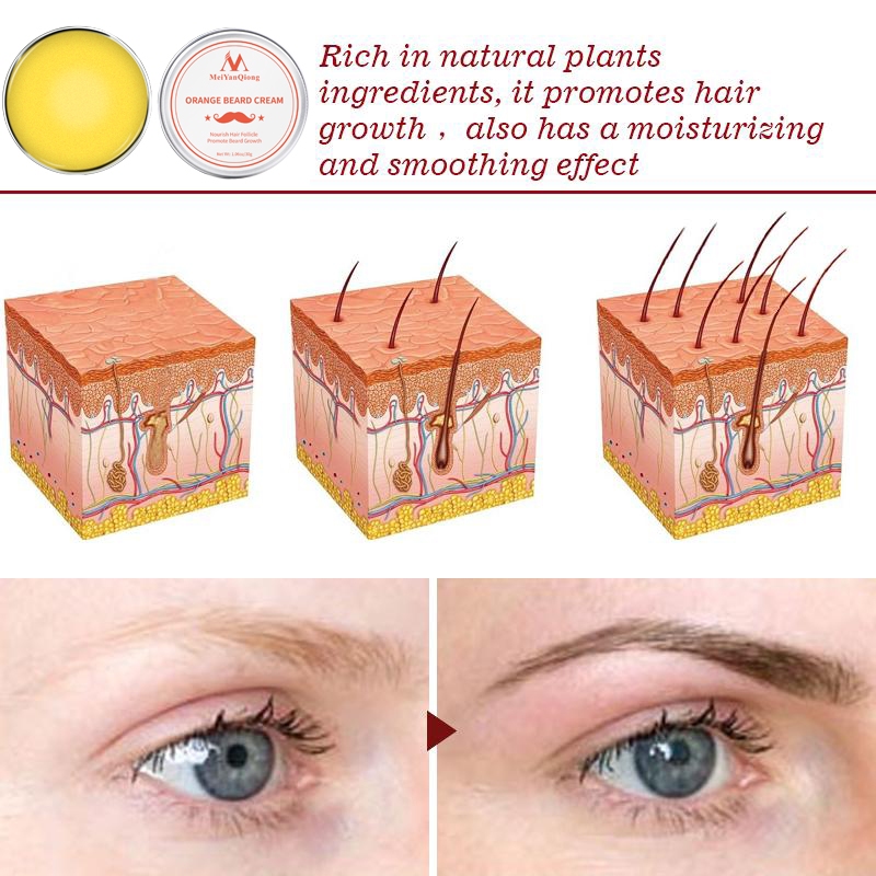 Ảnh MeiYanQiong kem râu Thúc Kích Mọc Chân Mày & Râu Cao Cấp Râu & Chân mày Chính Hãng 30g 4