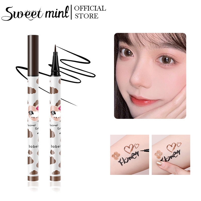 Sweet mint BOBEINI® Bút Kẻ Mắt Tơ Tằm 100 Dạng Lỏng Chống Thấm Nước Lâu Trôi Siêu Mịn Chất