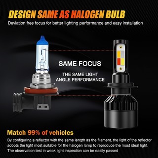 Đèn Pha led 4 Màu h7 h8 h9 h11 9005 9006 Cho Xe Hơi s2 h4 12v