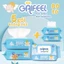 GAIFEEL Set 80 khăn giấy ướt khăn ướt chuyên dùng cho bé Khăn lau