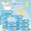 GAIFEEL Set 15 túi 1200 khăn giấy ướt khăn ướt Khăn lau 15gói dành cho trẻ em