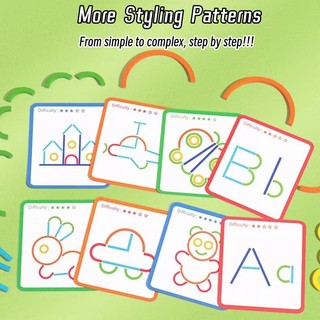 Đồ Chơi Xếp Hình Que Gỗ Sáng Tạo Phù Hợp Giáo Dục Sớm Cho Bé Trai Bé Gái Từ 2-3 Tuổi