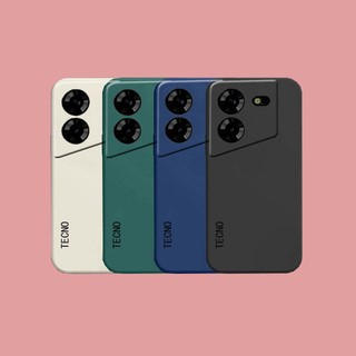 [Hàng có sẵn] Vỏ kẹo TPU Tecno Pova 5 4 Pro 3 2 Neo 3 2 Vỏ silicon mềm hình vuông